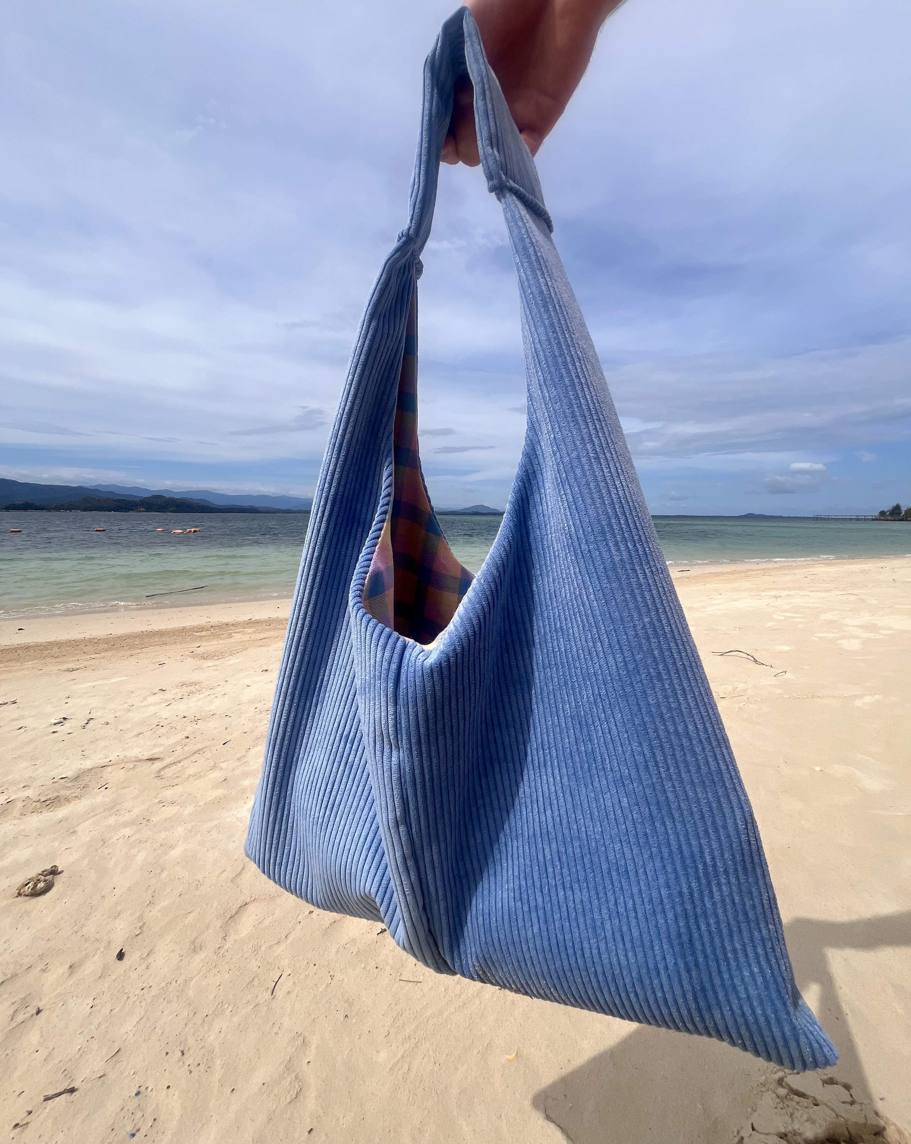 Sac Kota bleu clair